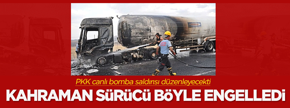 Kahraman sürücü, canlı bomba saldırısını böyle engelledi