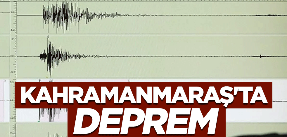 Kahramanmaraş'ta 3.6 büyüklüğünde deprem