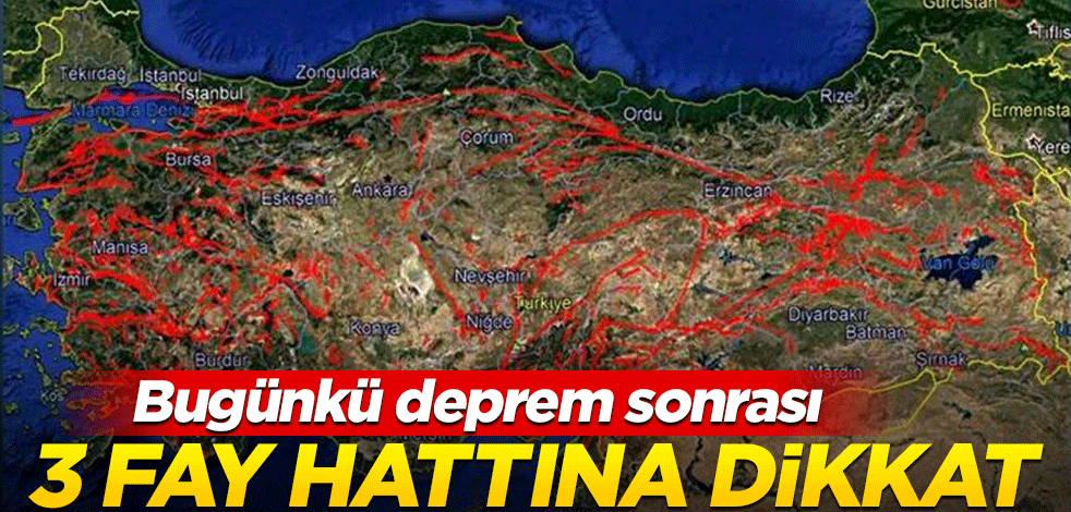 Kahramanmaraş'taki deprem sonrası 3 fay hattına dikkat! Uzmanı uyardı