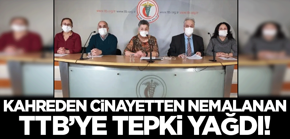 Kahreden cinayeti fırsat bilen TTB'ye tepki yağdı! 'Fahrettin Koca'nın yanındayız'