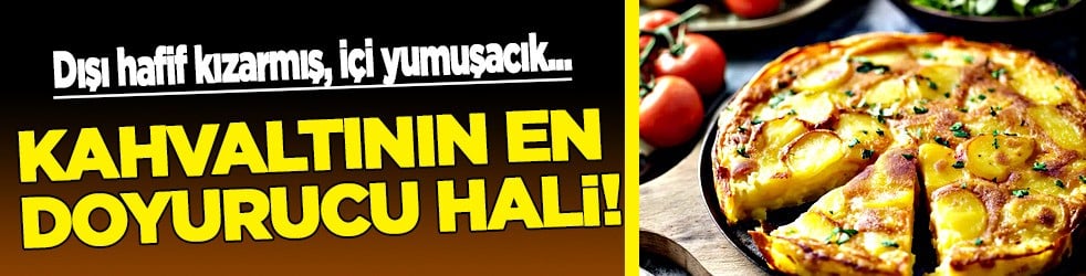  Kahvaltının en doyurucu tarifi: Patatesli omlet (çok pratik) : Bildiklerinizi unutturacak lezzet paha biçilemez