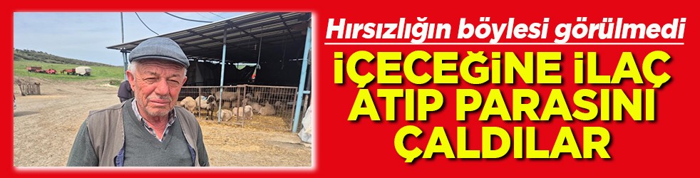 Kahvede içeceğine ilaç atıp parasını çaldılar