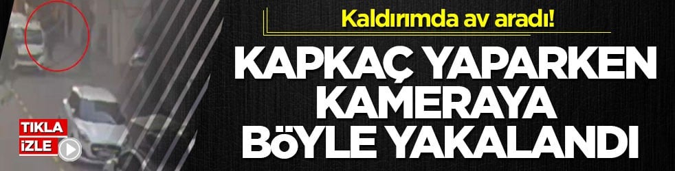 Kaldırımda av aradı! Kapkaç yaparken kameraya böyle yakalandı