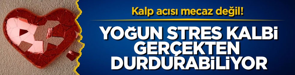 Kalp acısı mecaz değil! Yoğun stres kalbi gerçekten durdurabiliyor