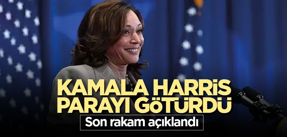Kamala Harris parayı götürdü! Milyonlarca dolar topladı