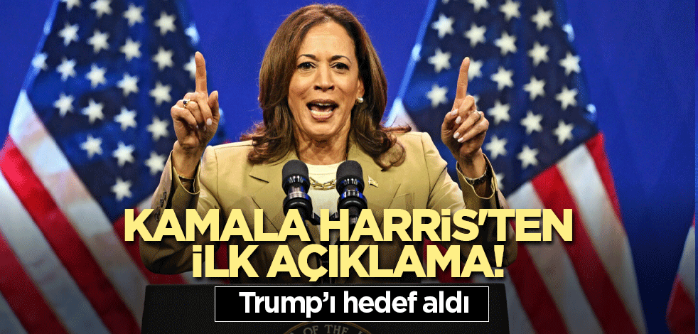 Kamala Harris'ten ilk açıklama! Birlikte kazanacağız