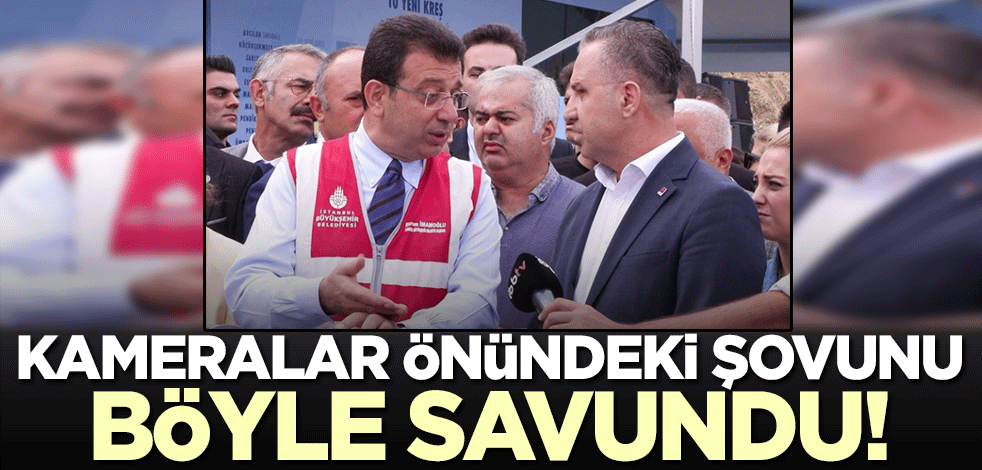 Kameralar önünde ilçe başkanına fırça atan İmamoğlu'ndan açıklama!