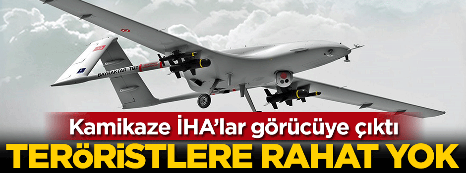 Kamikaze İHA'lar görücüye çıktı