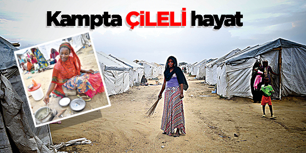 Kampta çileli hayat