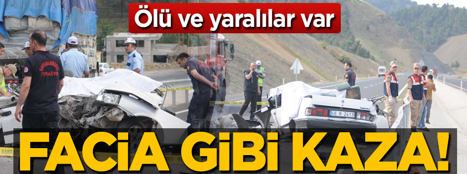 Kamyona çarpan otomobil ikiye bölündü! 3 ölü, 2 yaralı