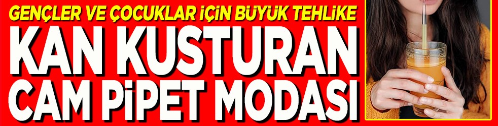 Kan kusturan cam pipet modası