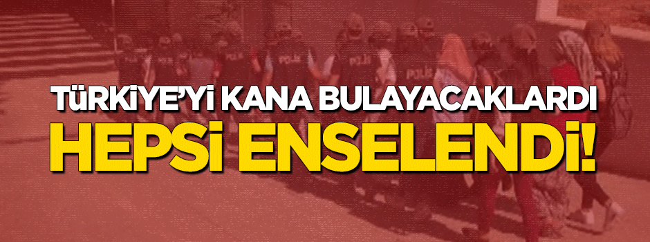 Kana bulayacaklardı! 8 terörist patlayıcılarla yakalandı!