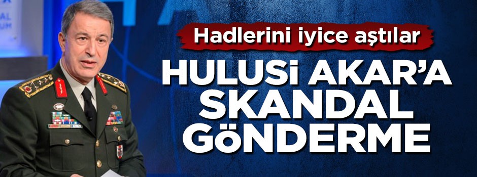 Kanada'da Genelkurmay Başkanı Hulusi Akar'a skandal gönderme