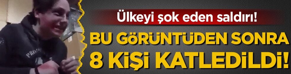 Kanada'yı şok eden saldırı: Bu görüntüden sonra 8 kişi katledildi!