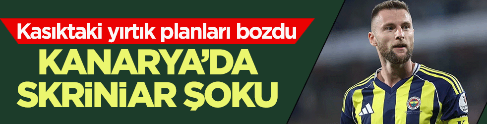 Kanarya’da Skriniar şoku: Kasıktaki yırtık planları bozdu! Savunmanın kalbi Nisan’a kaldı
