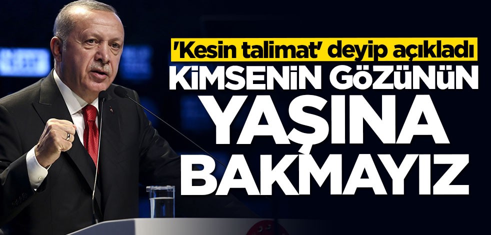 Kandemir: Kimsenin gözünün yaşına bakmayız
