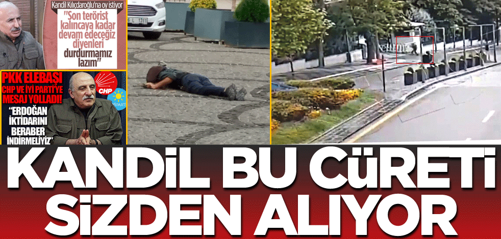 Kandil bu cüreti sizden alıyor