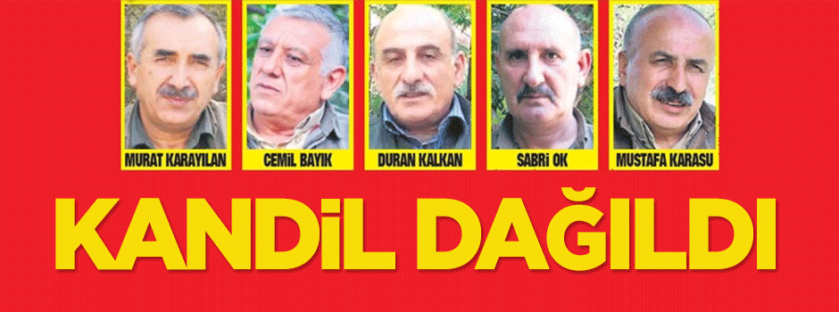 Kandil dağıldı