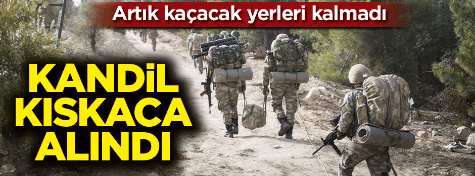 Kandil kıskaca alındı