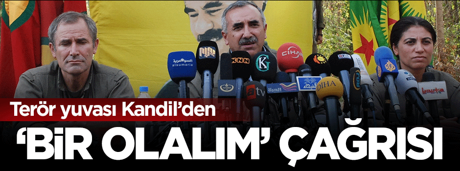 Kandil’den CHP’ye bir olalım çağrısı