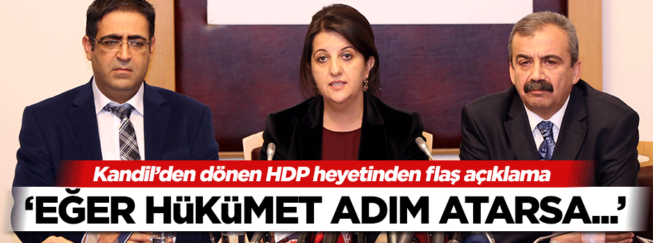 Kandil'den dönen HDP heyetinden açıklama
