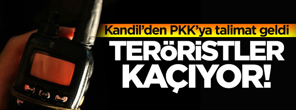 Kandil'den PKK'ya talimat!