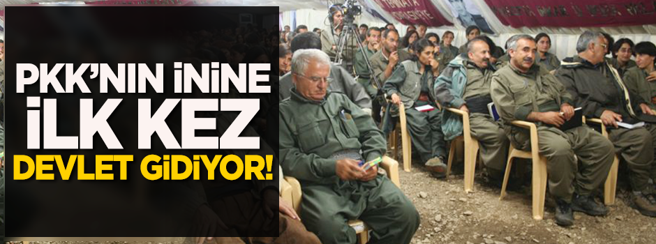 Kandil'e ilk kez 'devlet' gidiyor