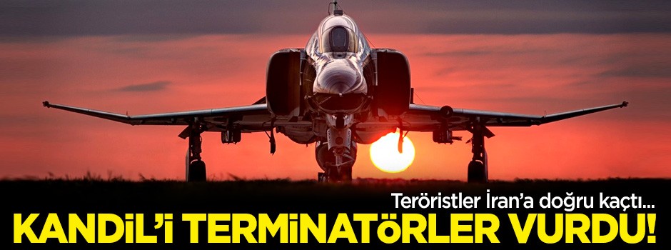 Kandil'i terminatörler vurdu! İran'a doğru kaçtılar