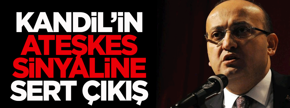 Kandil'in ateşkes sinyaline sert çıkış