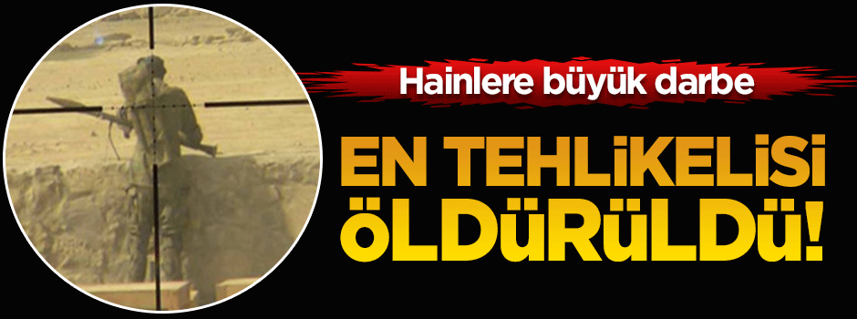 Kandil’in en tehlikeli mayıncı teröristi öldürüldü!