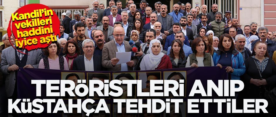 Kandil'in vekilleri hadlerini aştı! Teröristi anıp, küstahça tehdit ettiler