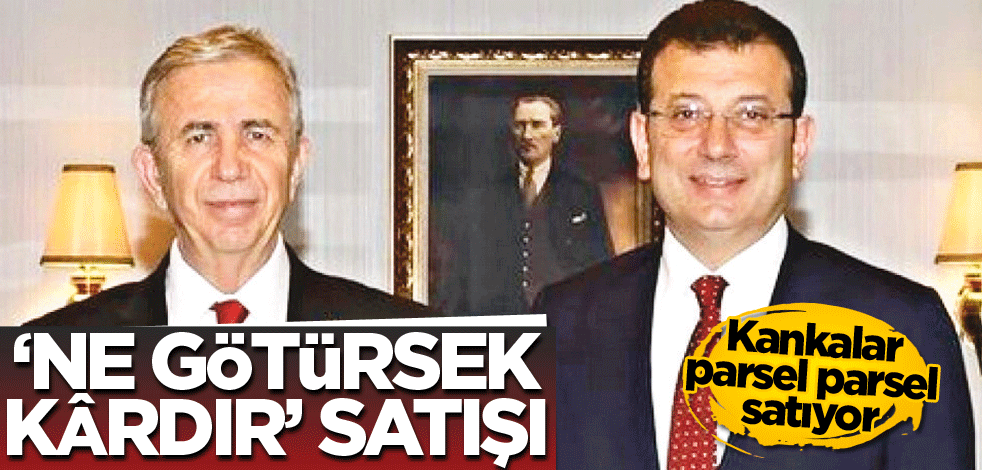 Kankalar parsel parsel satıyor! "Ne götürsek kârdır" satışı