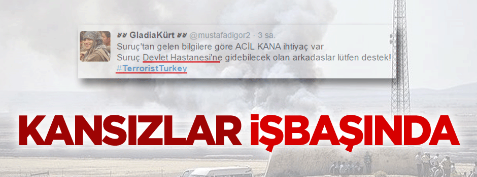 Kansızlar Twitter'da harekete geçti