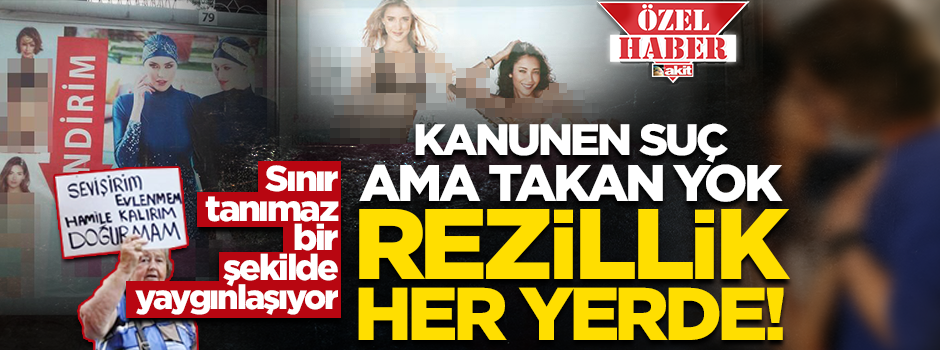 Kanunen suç ama takan yok! Rezillik her yerde