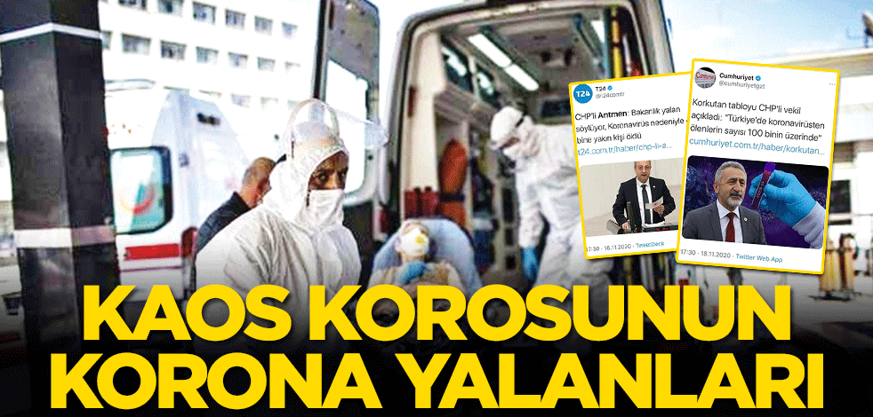 Kaos lobisinin korona yalanları bitmiyor