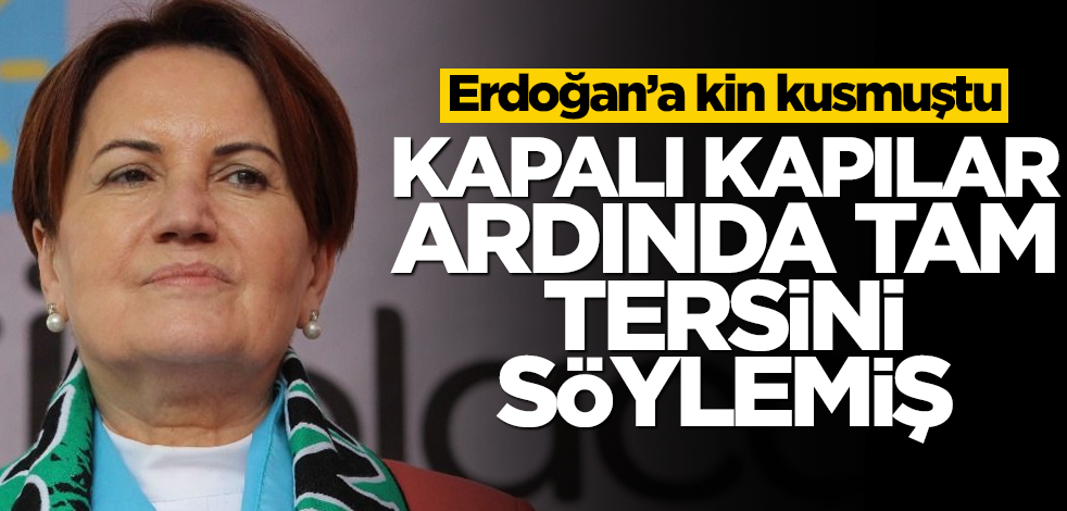 Kapalı kapılar ardında tam tersini söylemiş! Akşener’e tepki: Kaç yüzünüz var sizin?
