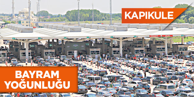 Kapıkule’de ‘bayram’ yoğunluğu