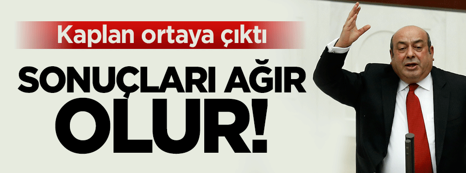Kaplan: Ankara Meclisi artık meclisimiz değildir