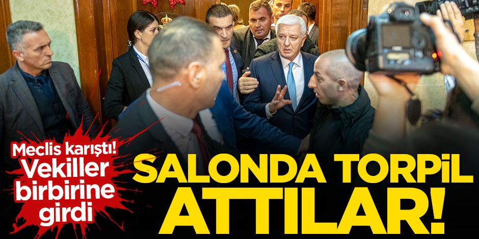 Karadağlı milletvekilleri mecliste kavga etti