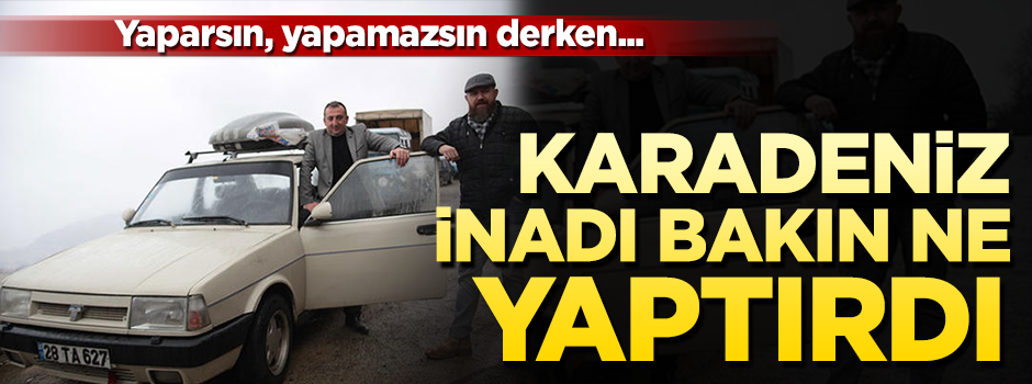 Karadeniz inadı tuttu! 5 bin TL'lik otomobille Avrupa'yı turladı