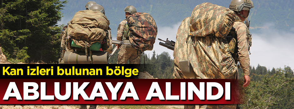 Karadeniz’de kan izlerine rastlanan bölge ablukaya alındı