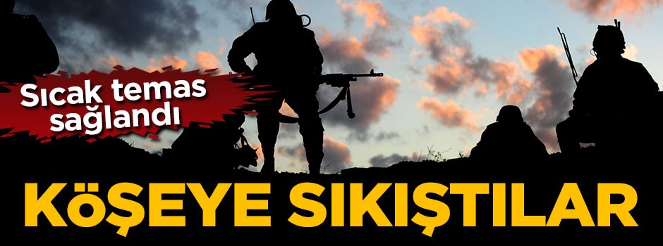 Karadeniz'de teröristlerle sıcak temas