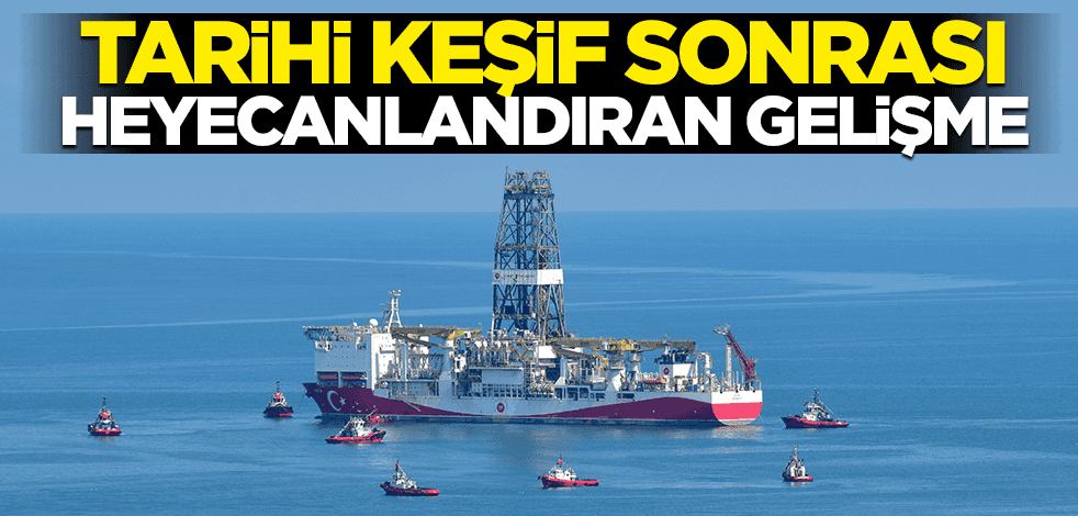 Karadeniz'deki 320 milyar metreküplük doğal gaz keşfi sonrası heyecanladıran gelişme
