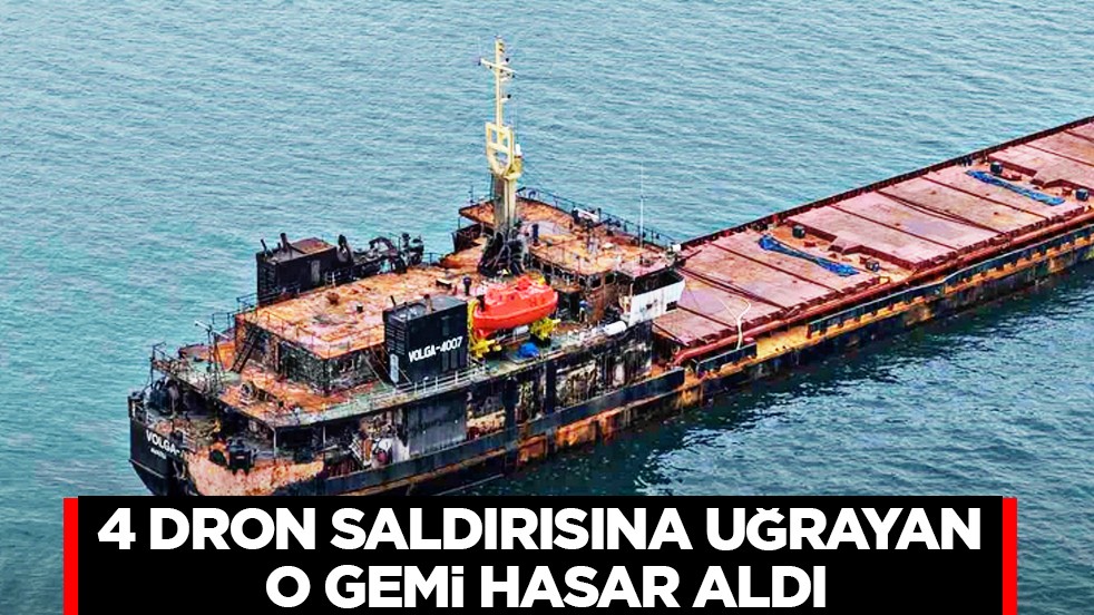 Karadeniz’deki Rusya-Ukrayna savaşı nedeniyle ticari gemilerden VOLGA-4007 Trabzon'da demirledi