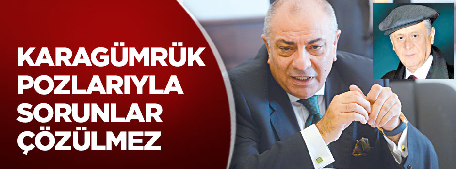 Karagümrük pozlarıyla sorunlar çözülmez