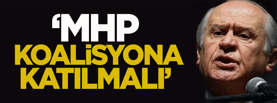 Karahasanoğlu: MHP koalisyona katılmalı