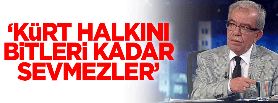 Karakaya: Beyaz Türkler, Kürt halkını bitleri kadar sevmezler