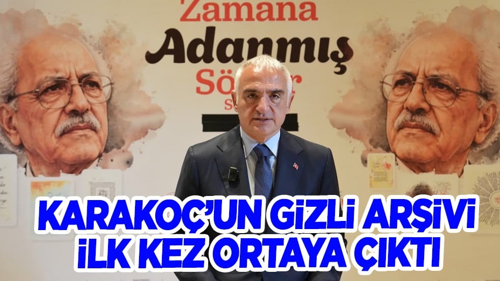Karakoç'un gizli arşivi ilk kez sergileniyor! Bakan Ersoy: Yeniden düşünme imkanı sunmak istedik!