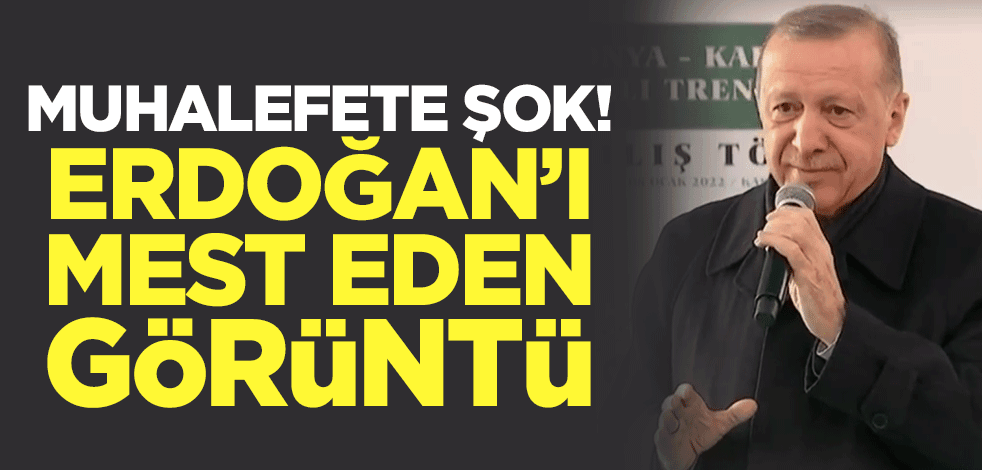 Karaman'da muhalefete şok! Cumhurbaşkanı Erdoğan'ı mest eden görüntü