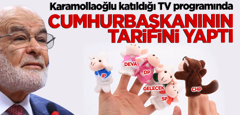 Karamollaoğlu Cumhurbaşkanının tarifini yaptı